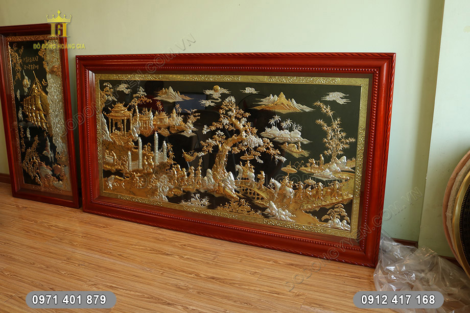 tranh vinh quy b&aacute;i tổ đẹp